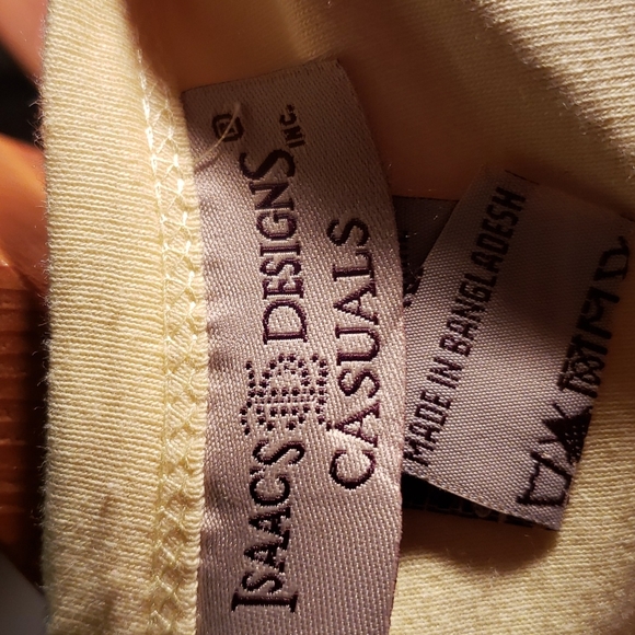 Womans yellow Isaac,s designs casuals shirt - Picture 4 of 5